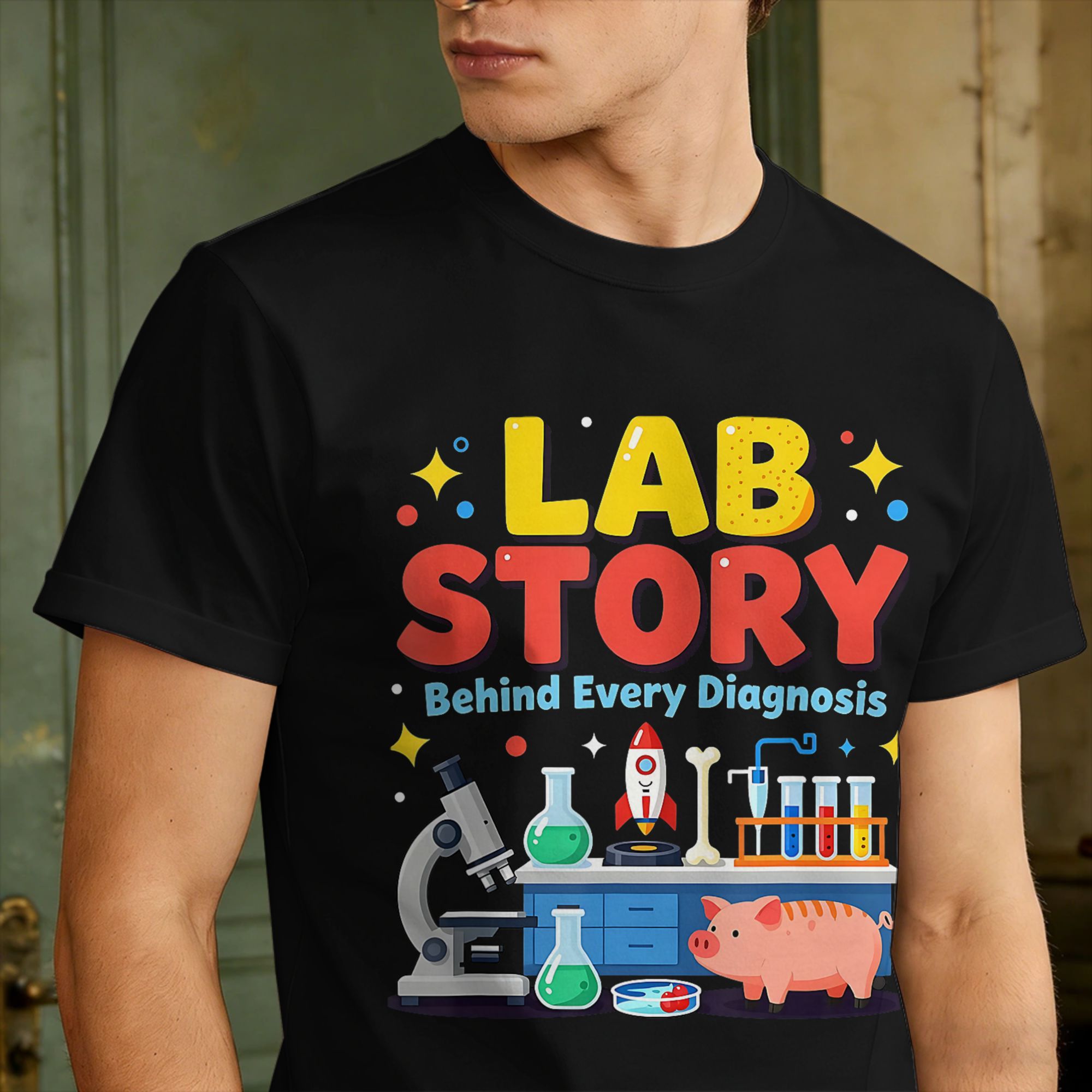 T-Shirts für Herren, Medical L – Medical Lab Technician Bewertung und Preis