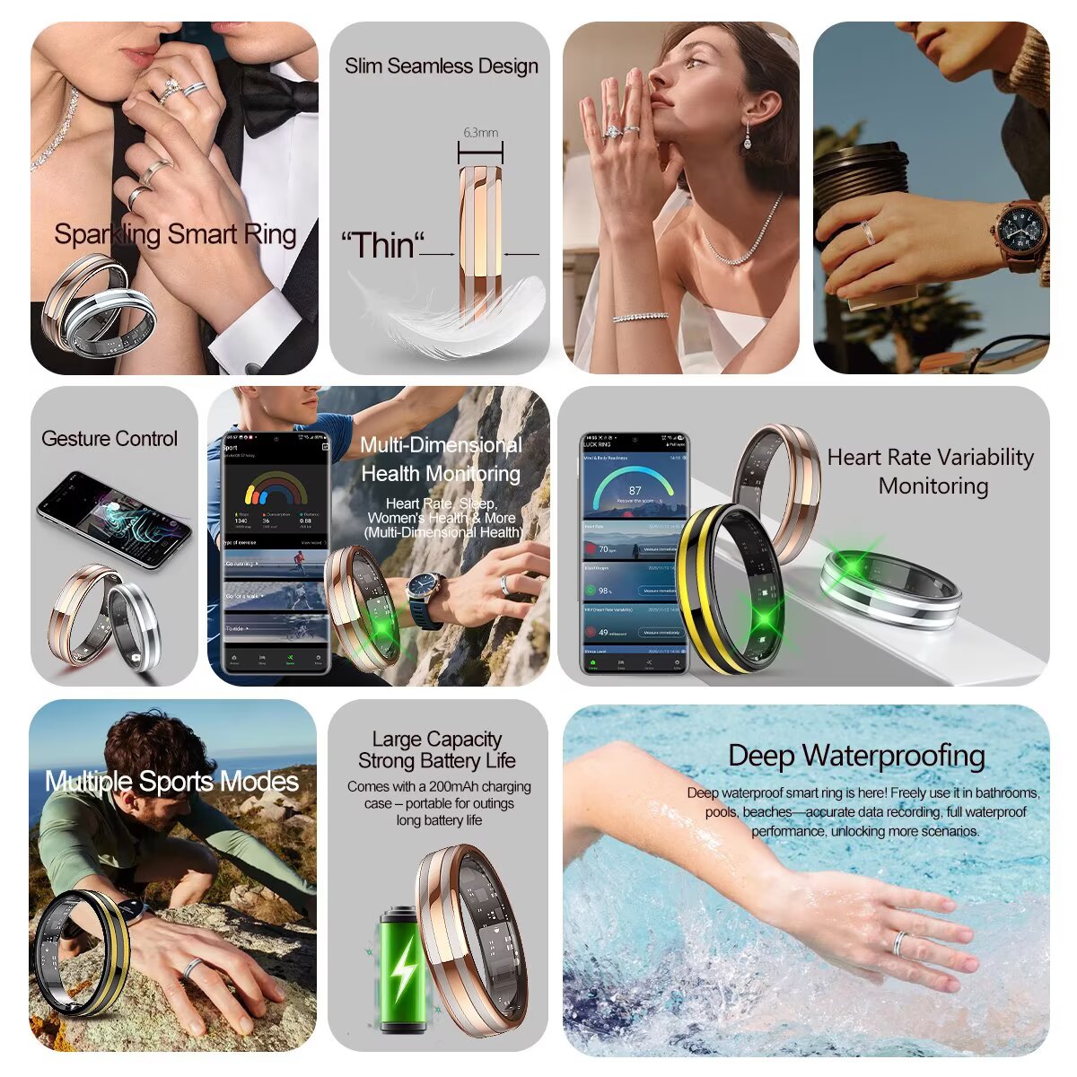 2026 Smart Ring für Männer und – Blood Pressure Monitor Bewertung und Preis
