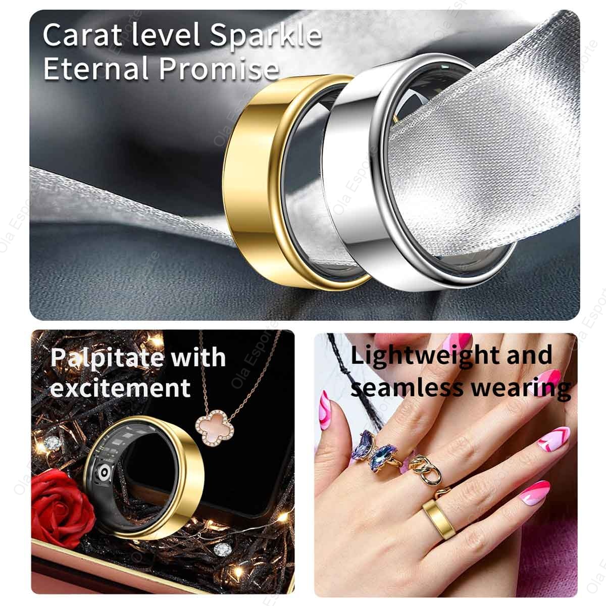 Titan-Legierung Smart Ring, Ge – Blood Pressure Monitor Bewertung und Preis